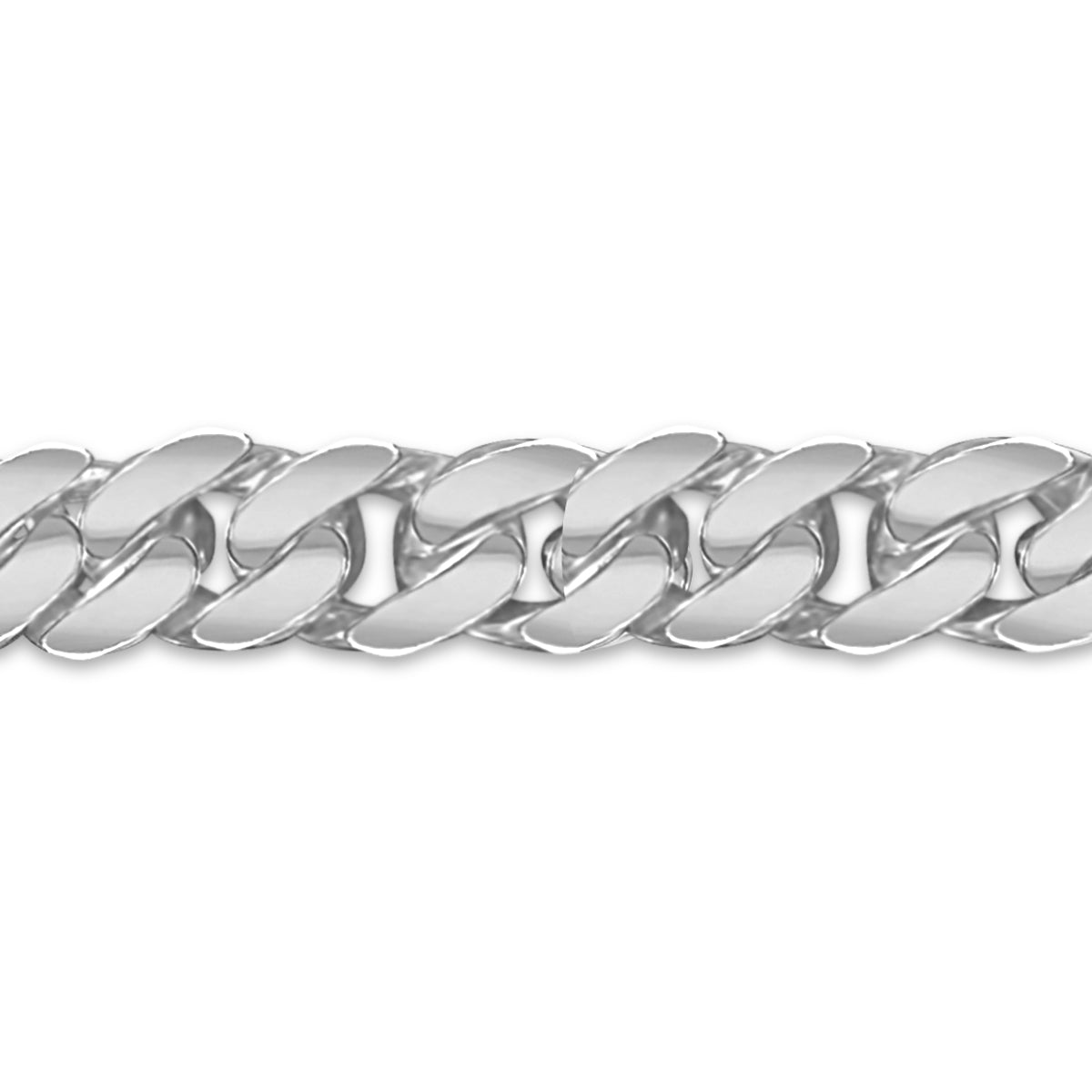 Curb Solid Gold Handmade Bracelet , 9mm, 6.5-10 Inch