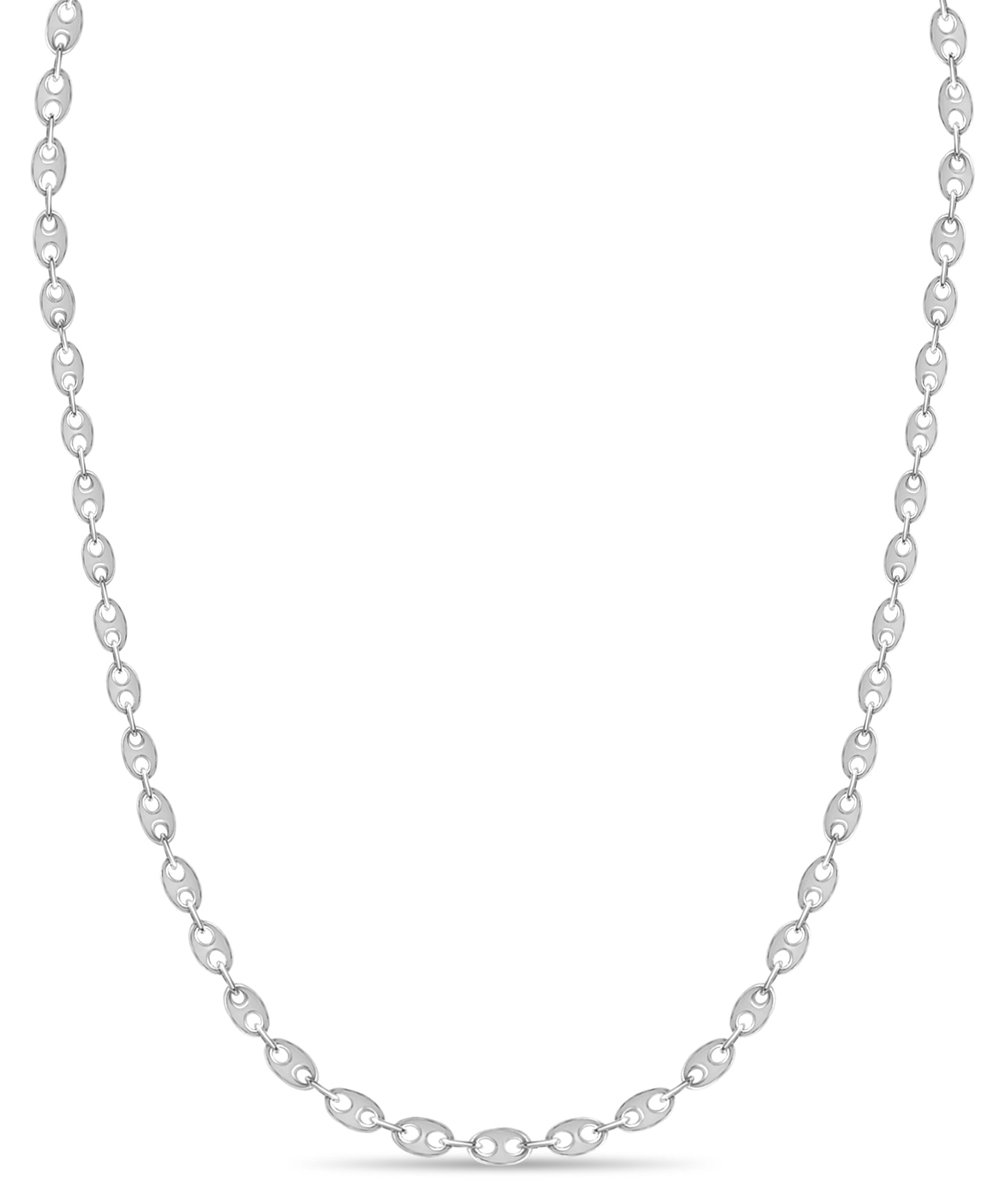 Mariner Solid Gold Handmade Necklace , 9mm, 16-30 Inch