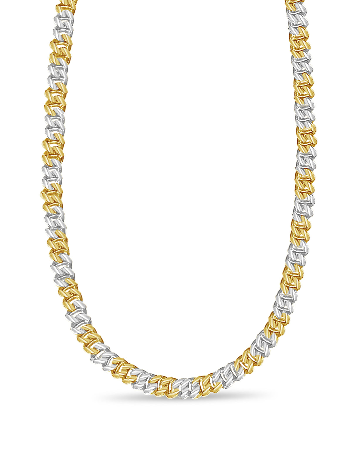 Mariner Solid Gold Handmade Necklace , 9mm, 16-30 Inch