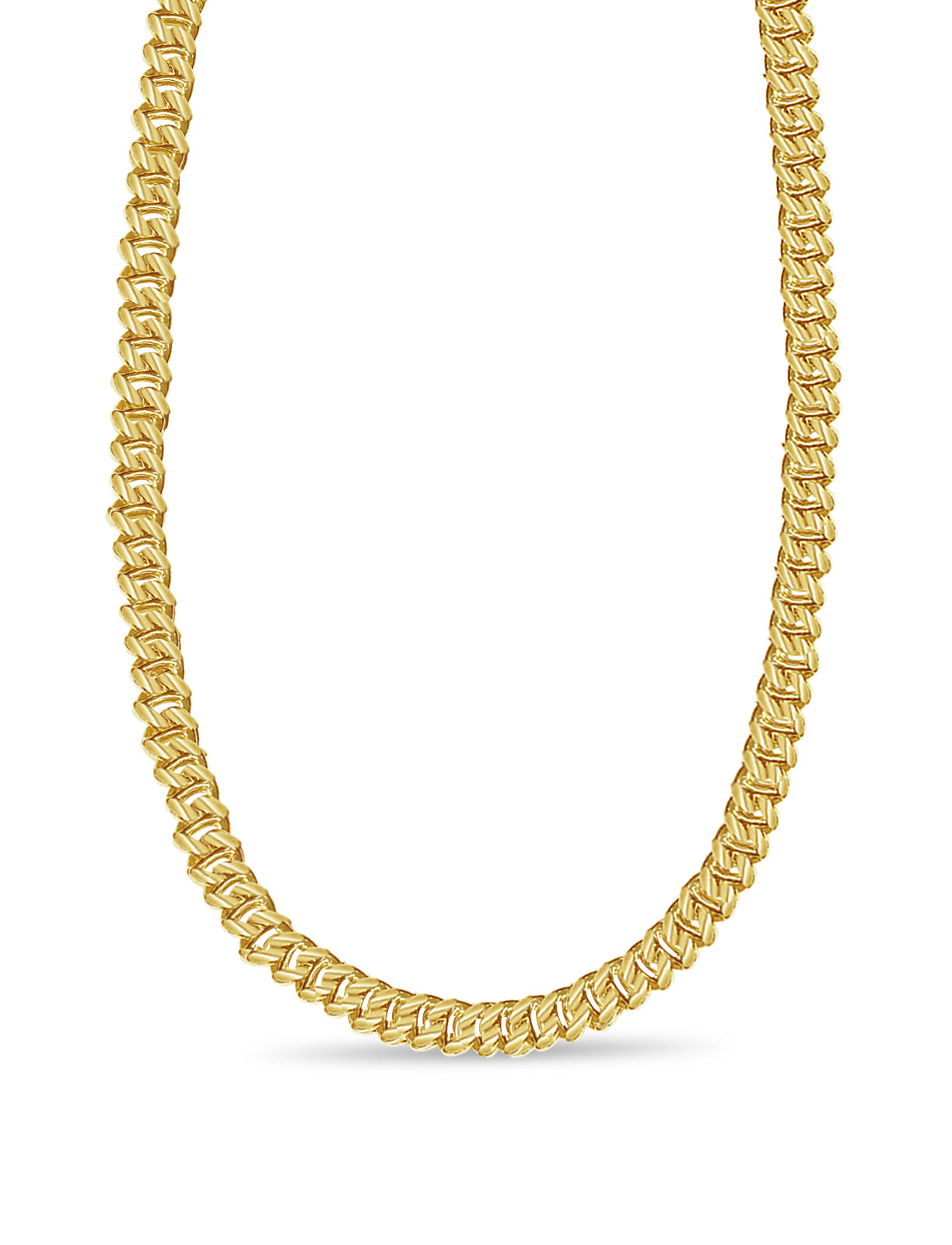 Mariner Solid Gold Handmade Necklace , 9mm, 16-30 Inch