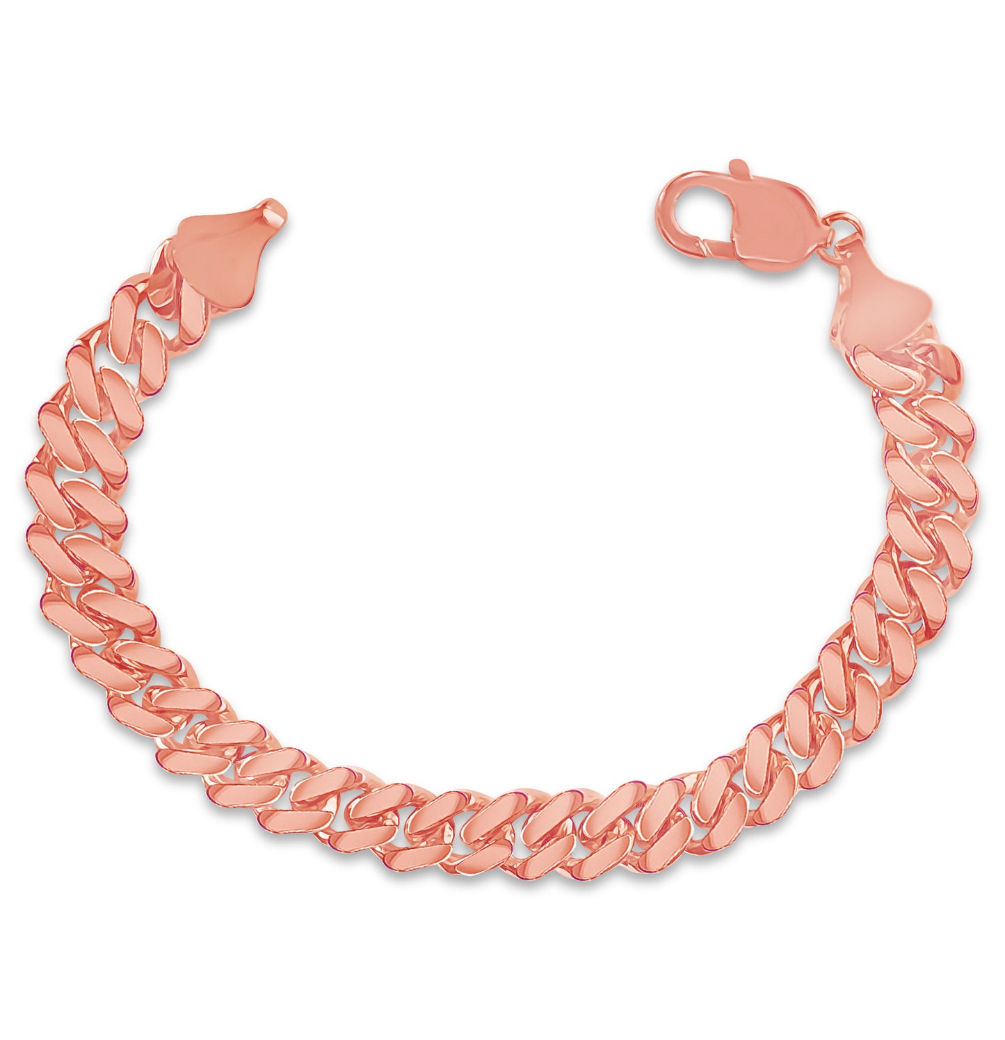 Miami Cuban Solid Gold Handmade Bracelet , 7mm, 6.5-10 Inch