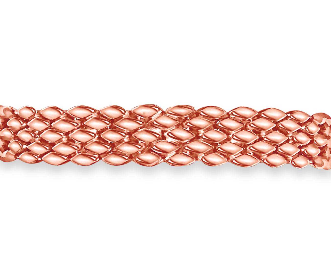 Diamond ID Panther Solid Gold Handmade Bracelet , 12mm, 6.5-10 Inch
