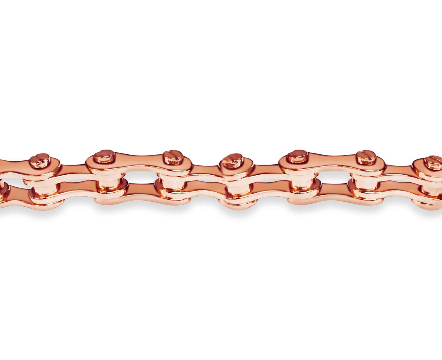 Motorcycle/Bike Chain Solid Gold Handmade Necklace , 12mm, 16-30 Inch