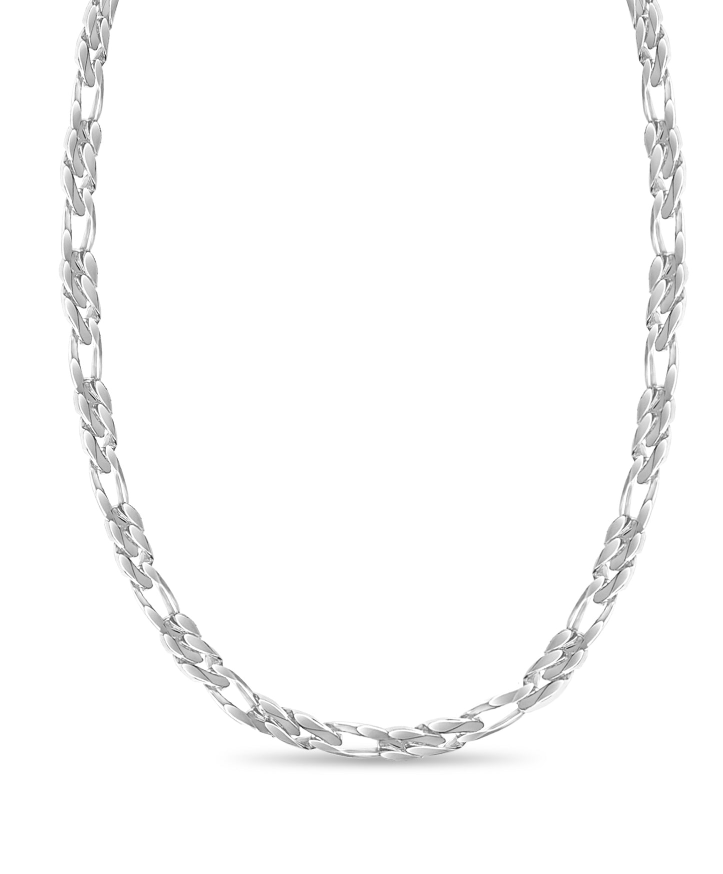 Figaro Solid Gold Handmade Necklace , 16mm, 16-30 Inch