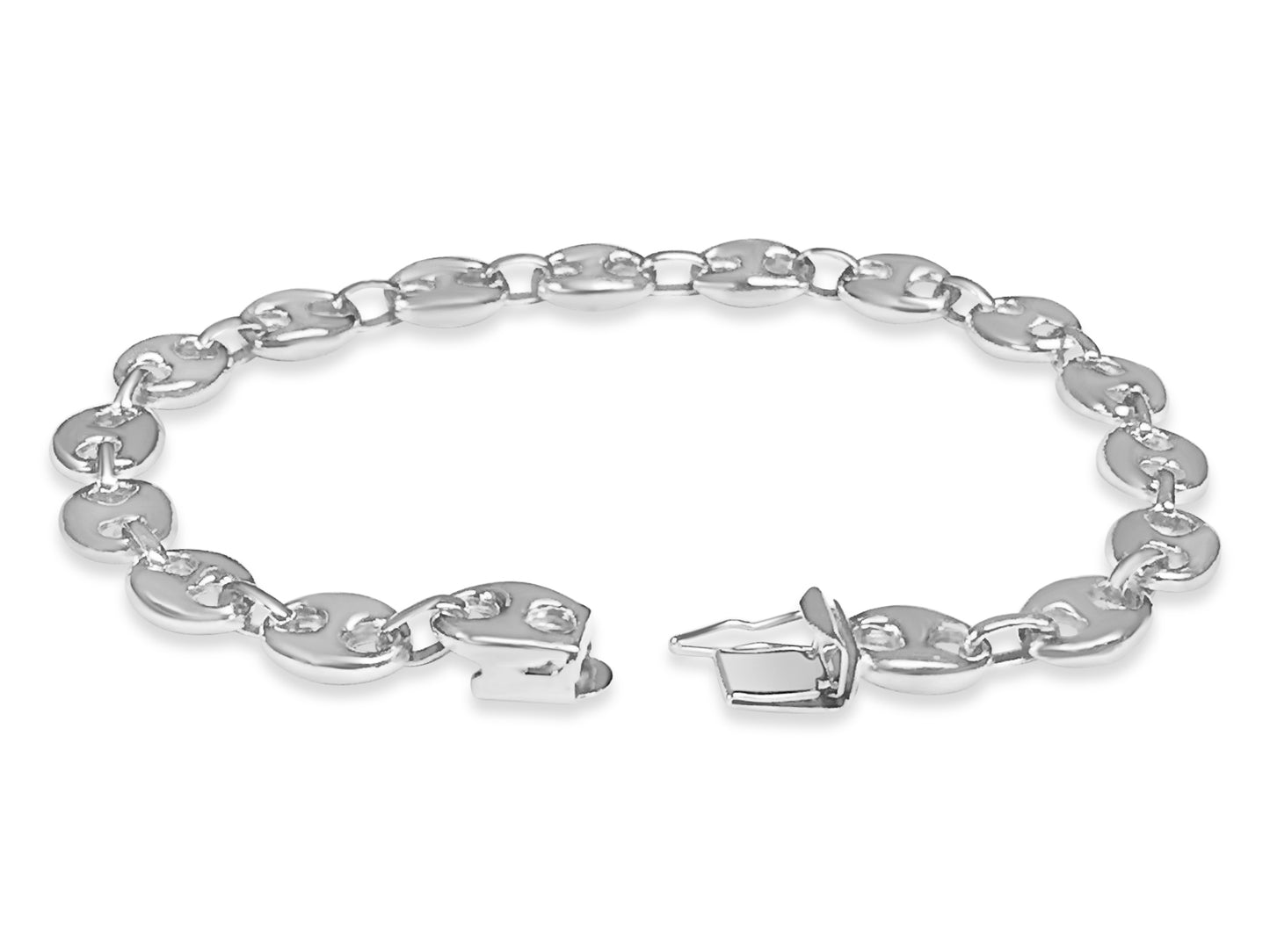 Mariner Solid Gold Handmade Bracelet , 9mm, 6.5-10 Inch
