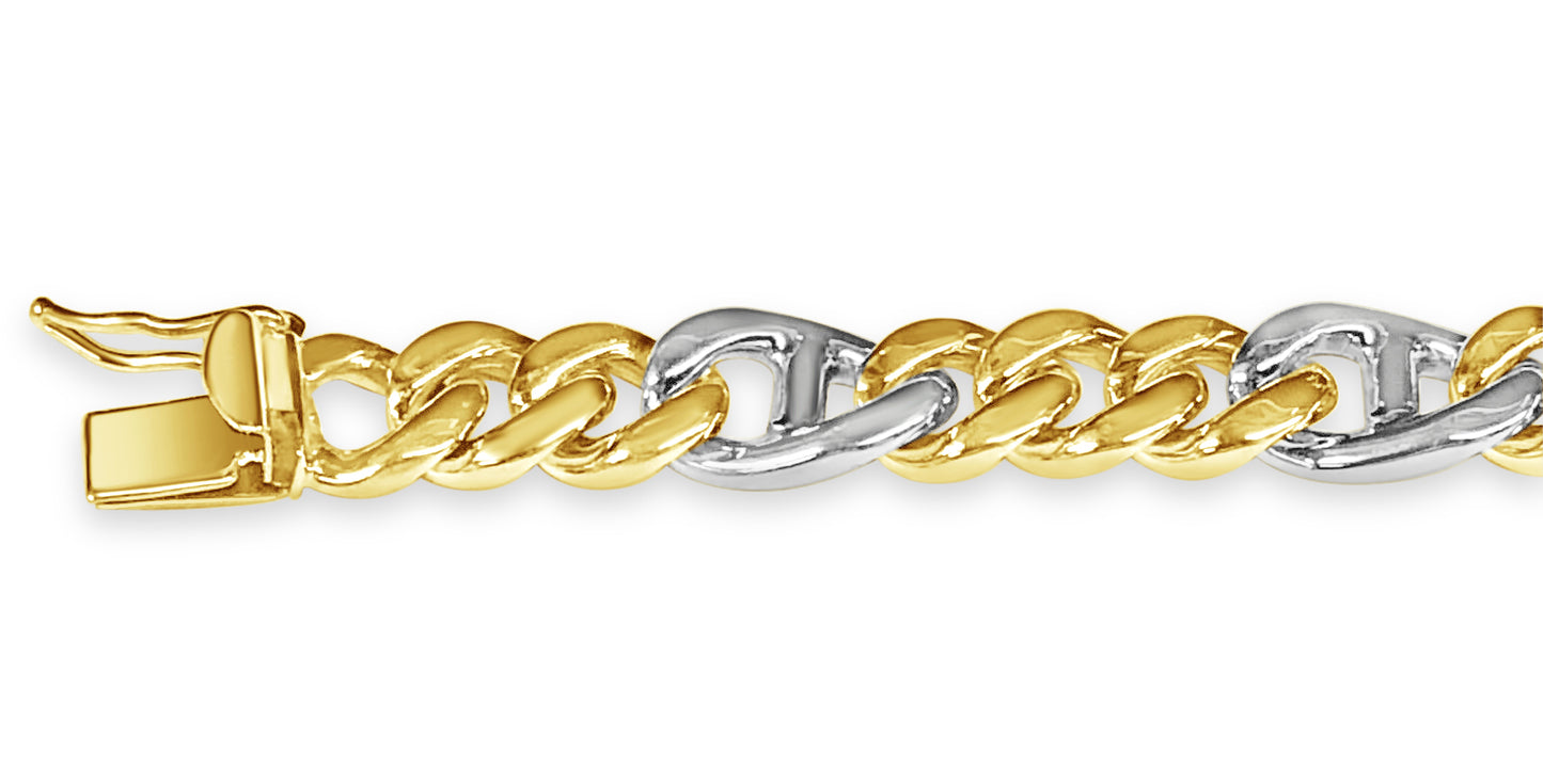 Mariner Solid Gold Handmade Necklace , 7mm, 16-30 Inch