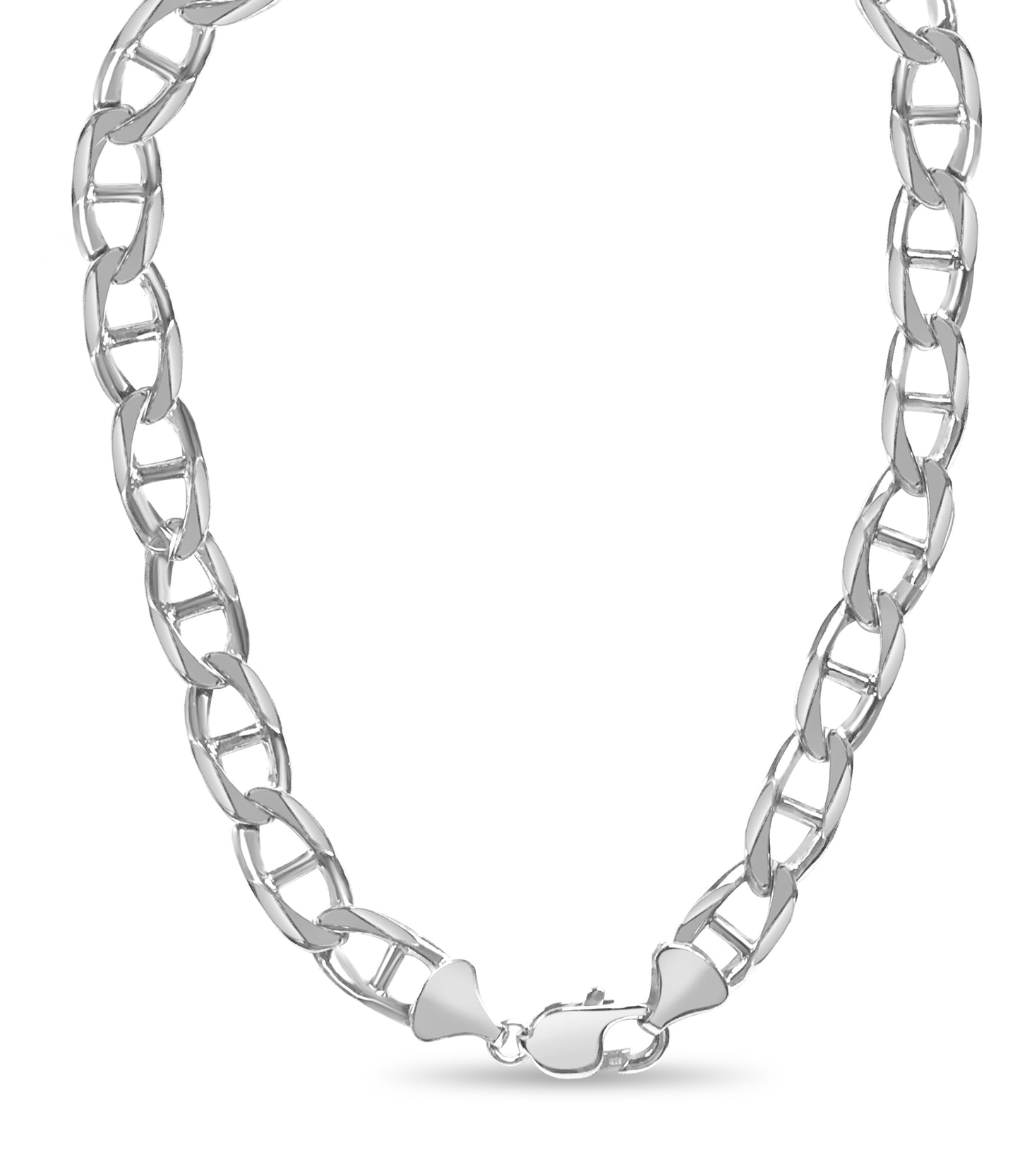 Mariner Solid Gold Handmade Necklace , 15mm, 16-30 Inch