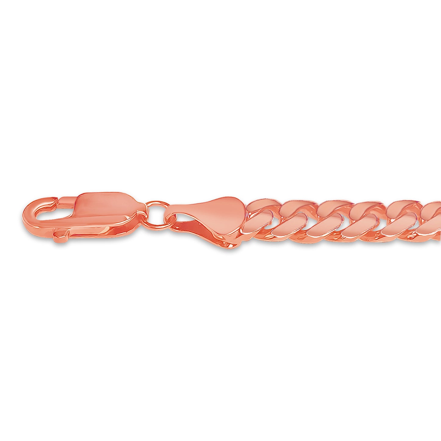 Miami Cuban Solid Gold Handmade Bracelet , 7mm, 6.5-10 Inch