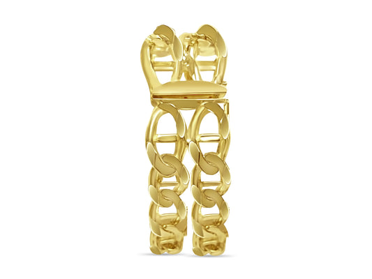 ID Mariner Solid Gold Handmade Bracelet , 28mm, 6.5-10 Inch