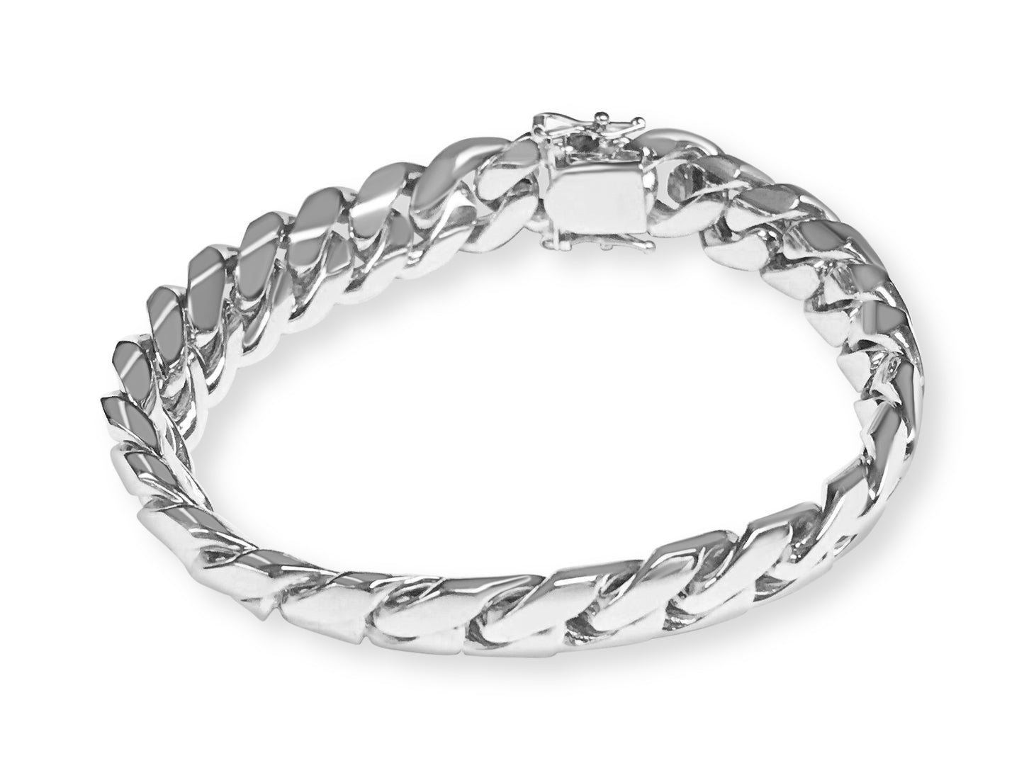 Miami Cuban Solid Gold Handmade Bracelet , 13mm, 6.5-10 Inch