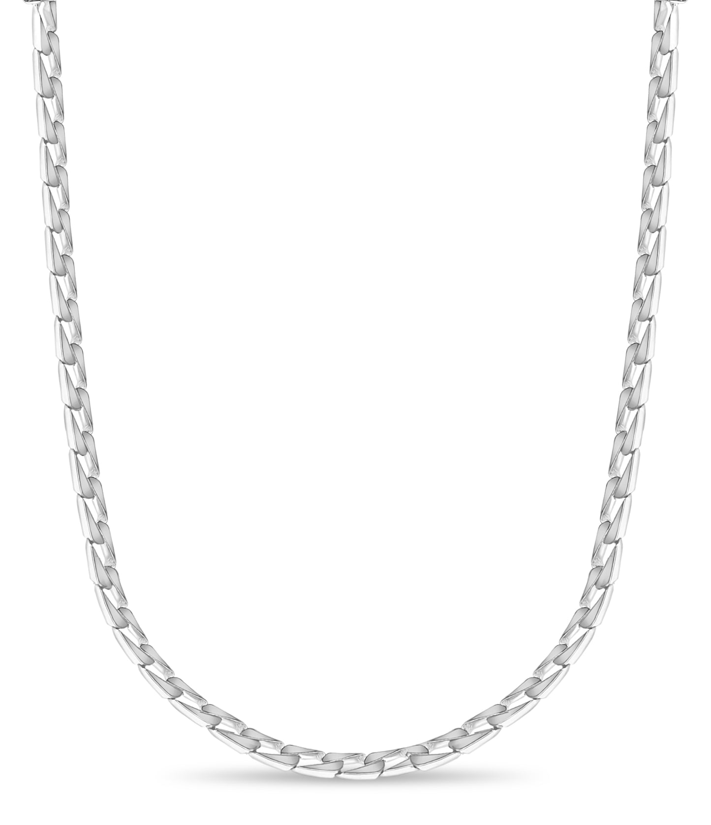 Curb Solid Gold Handmade Necklace , 9mm, 16-30 Inch