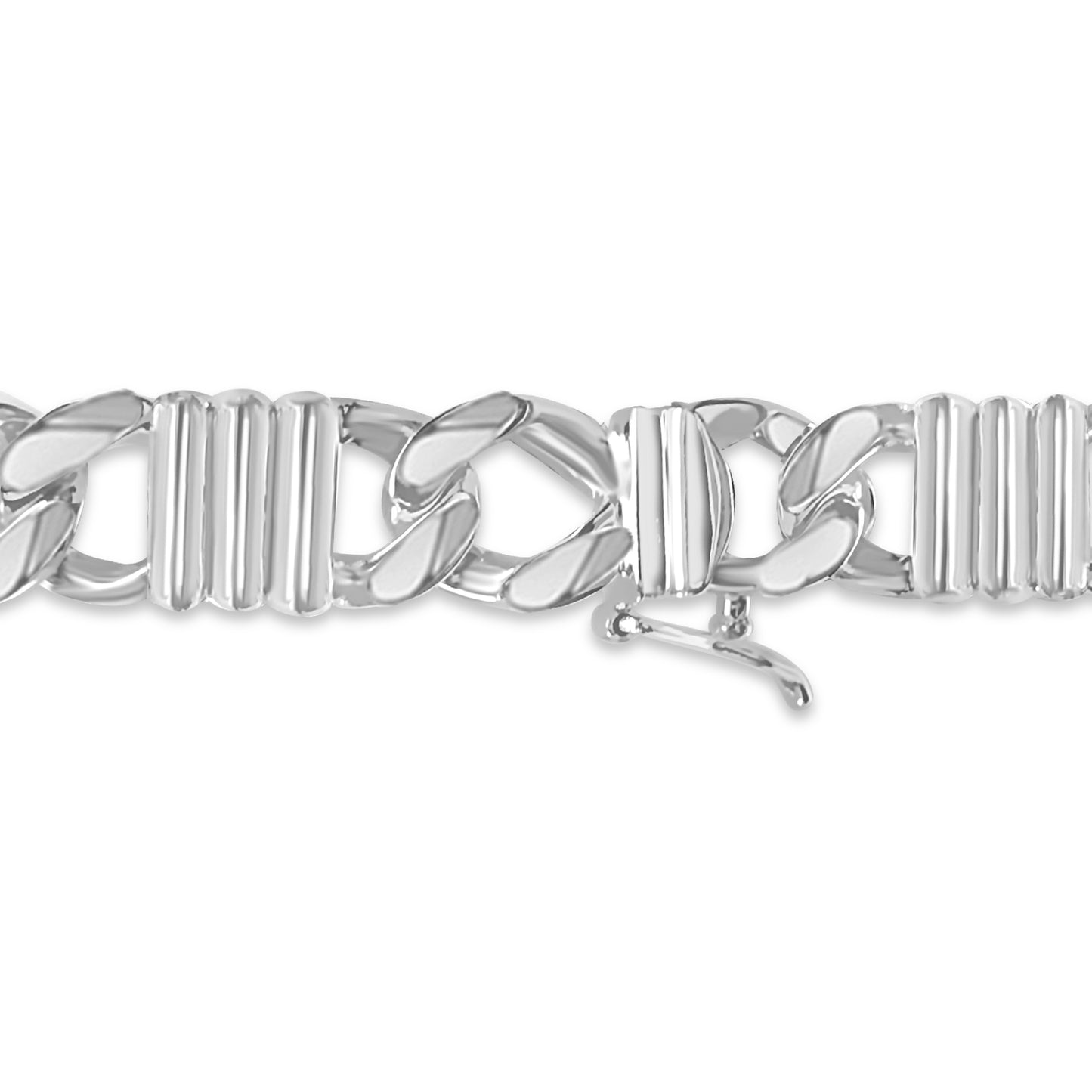 Curb Solid Gold Handmade Bracelet , 9mm, 6.5-10 Inch