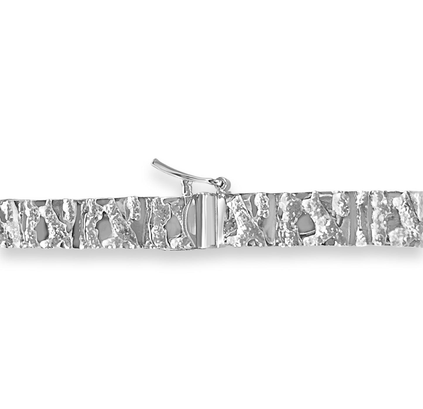 Nugget Solid Gold Handmade Bracelet , 6mm, 6.5-10 Inch