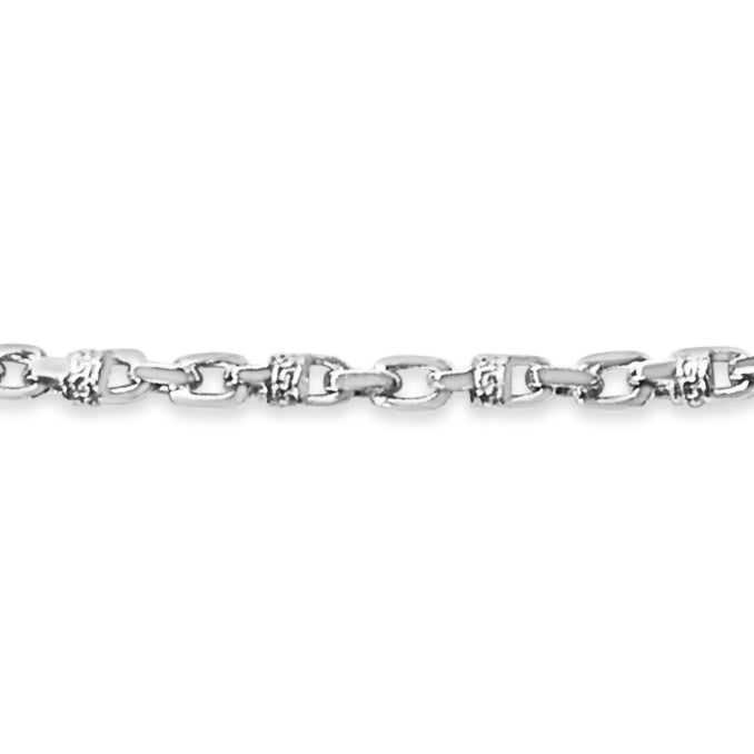 Fancy Greek Solid Gold Handmade Bracelet , 6mm, 6.5-10 Inch
