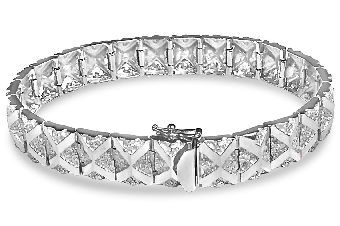Nugget Solid Gold Handmade Bracelet , 11mm, 6.5-10 Inch