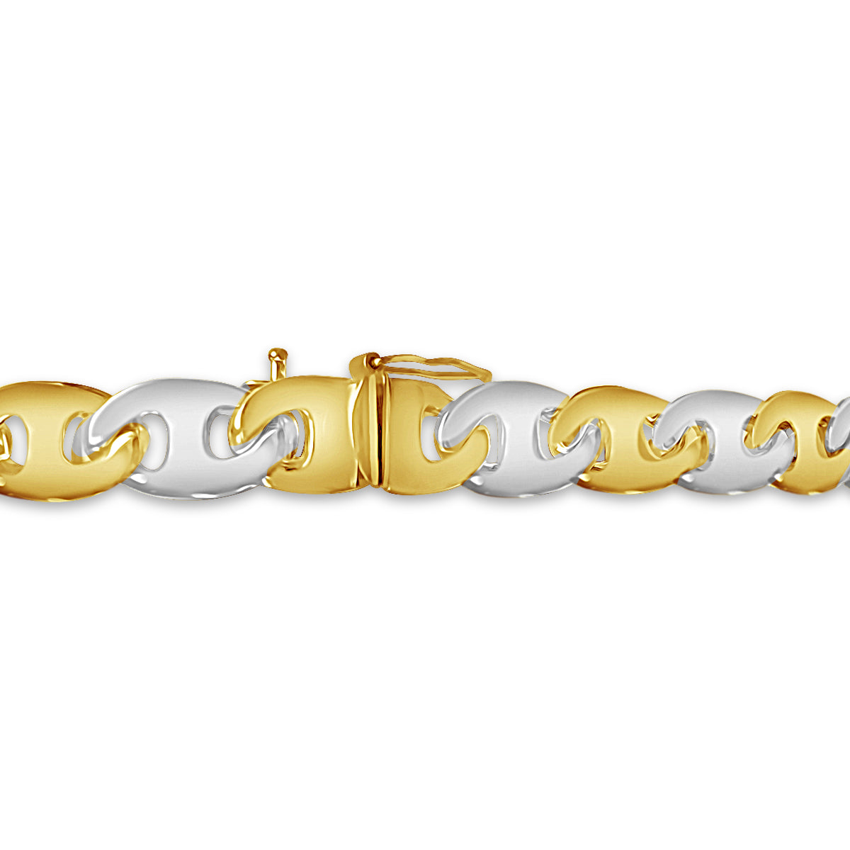Mariner Solid Gold Handmade Necklace , 9mm, 16-30 Inch