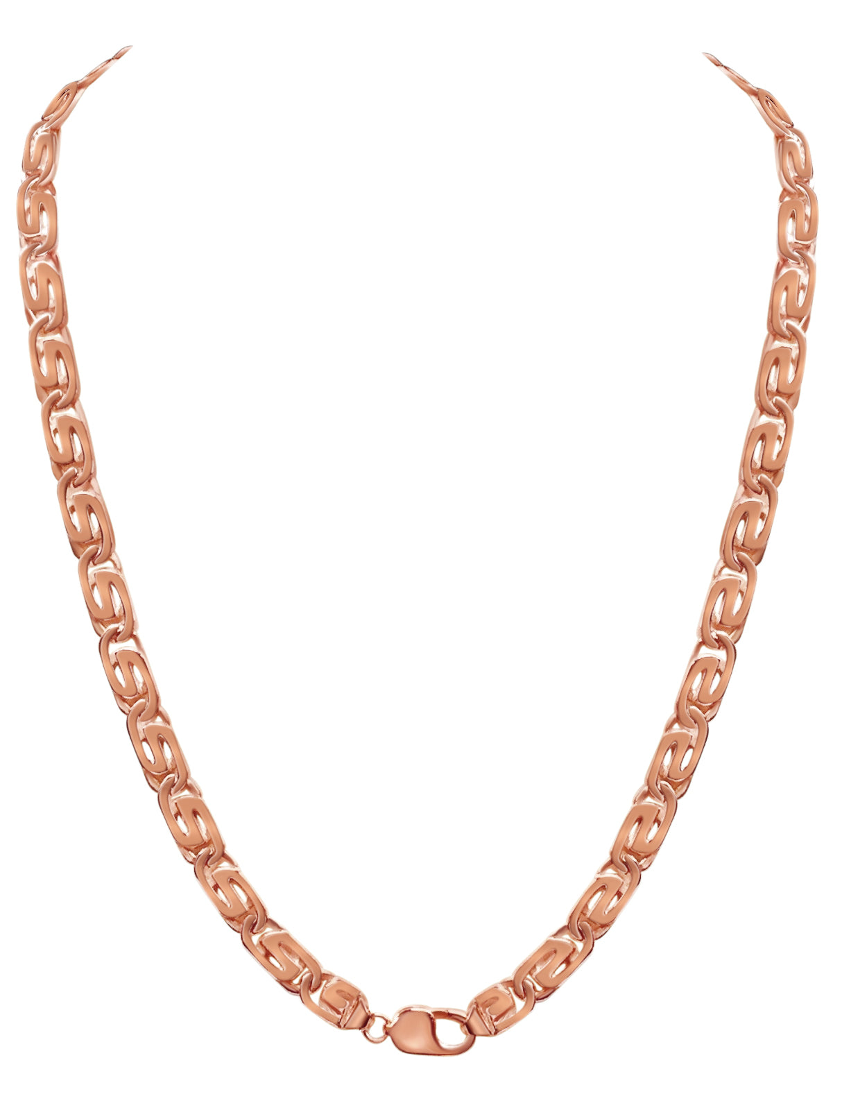 Tiger Eye Solid Gold Handmade Necklace , 9mm, 16-30 Inch