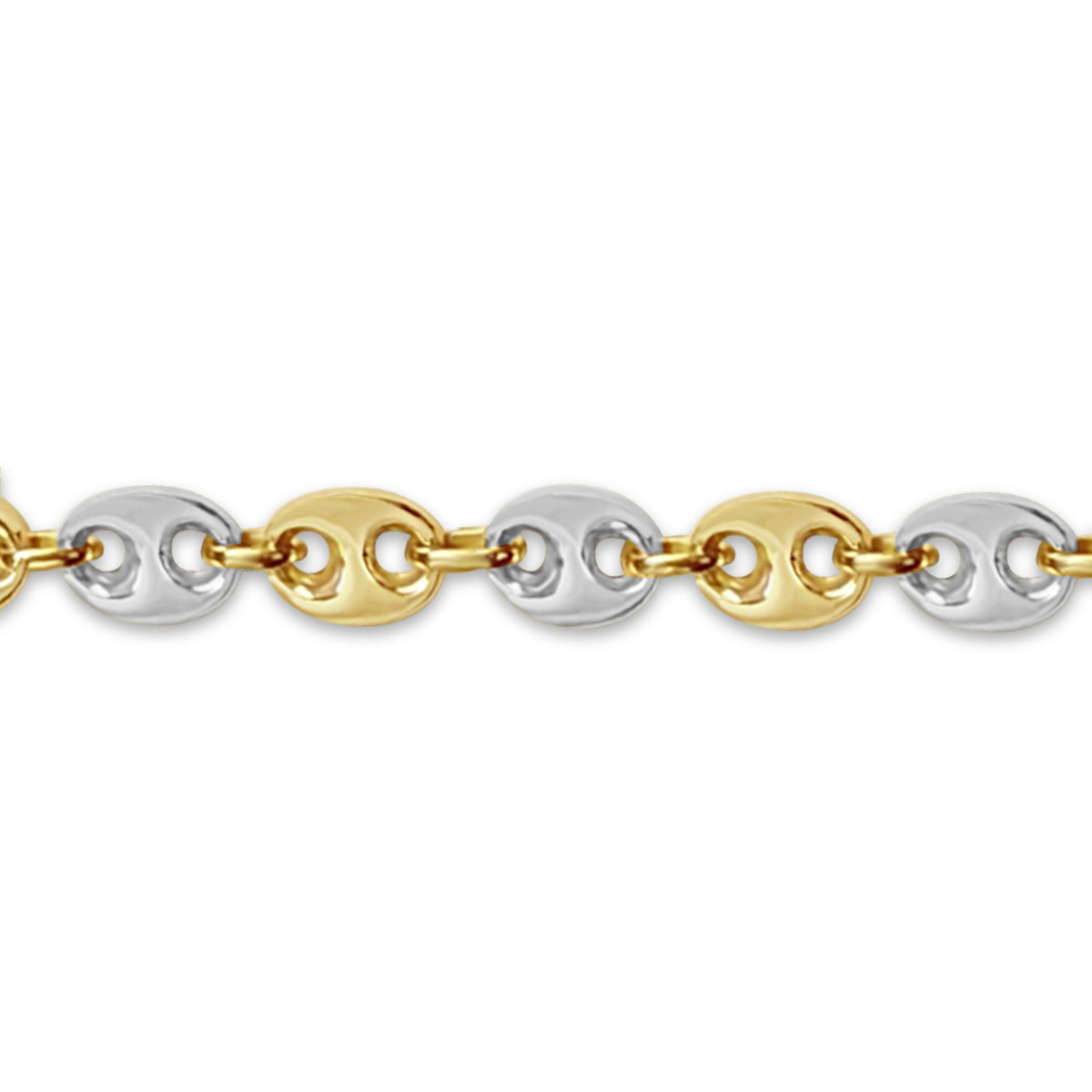 Mariner Solid Gold Handmade Necklace , 11mm, 16-30 Inch