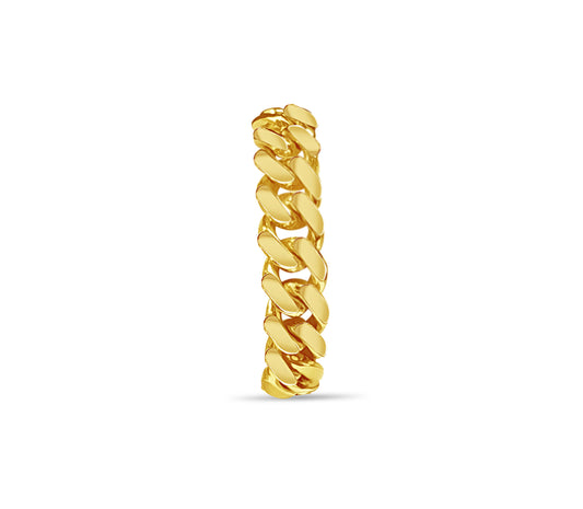 Miami Cuban Solid Gold Handmade Bracelet , 10mm, 6.5-10 Inch