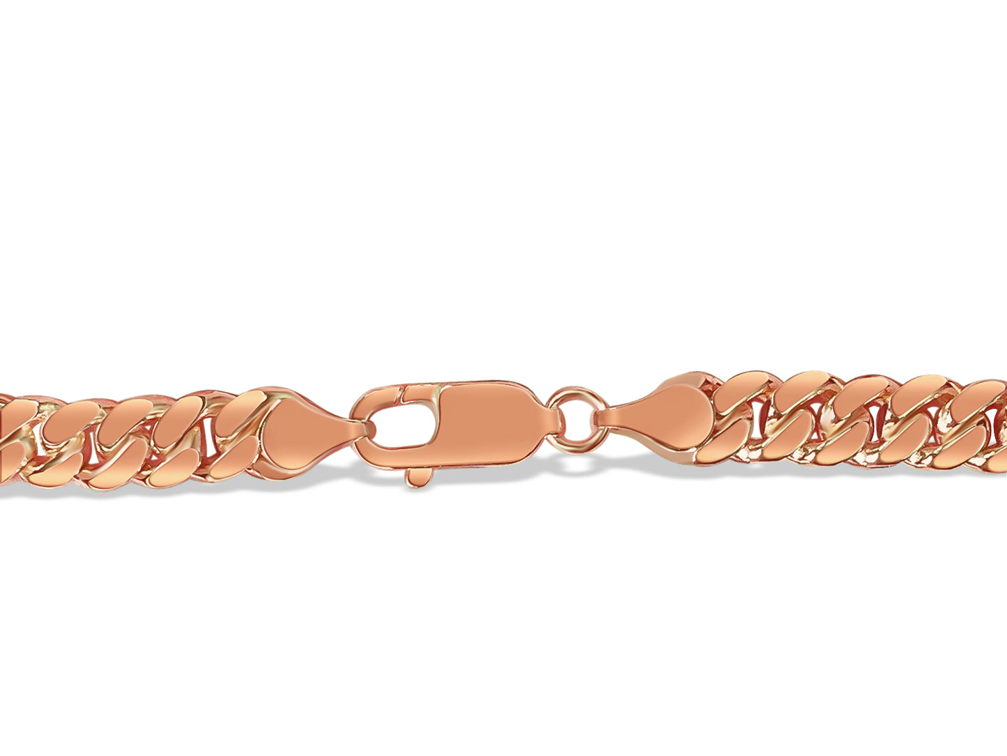 Miami Cuban Solid Gold Handmade Bracelet , 7mm, 6.5-10 Inch