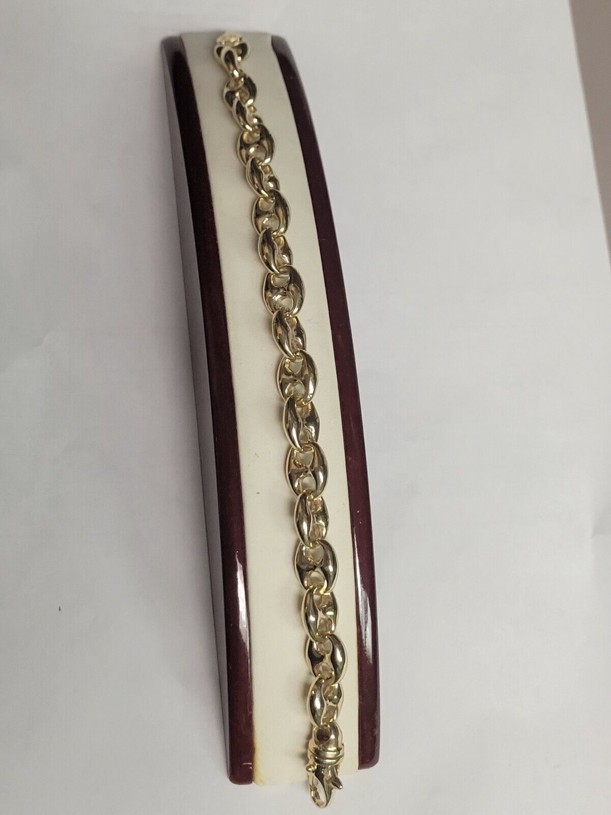 Anchor Mariner Solid Gold Handmade Necklace , 9mm, 16-30 Inch