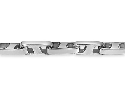 Buckle Solid Gold Handmade Bracelet , 5mm, 6.5-10 Inch
