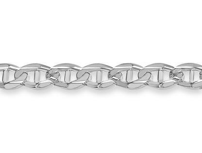 Anchor Mariner Solid Gold Handmade Bracelet , 13mm, 6.5-10 Inch