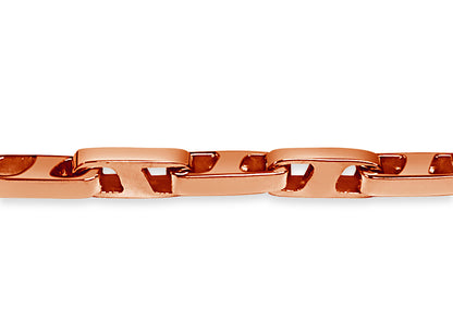 Buckle Solid Gold Handmade Bracelet , 5mm, 6.5-10 Inch