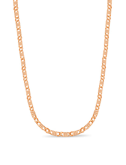 Curb Solid Gold Handmade Necklace , 9mm, 16-30 Inch