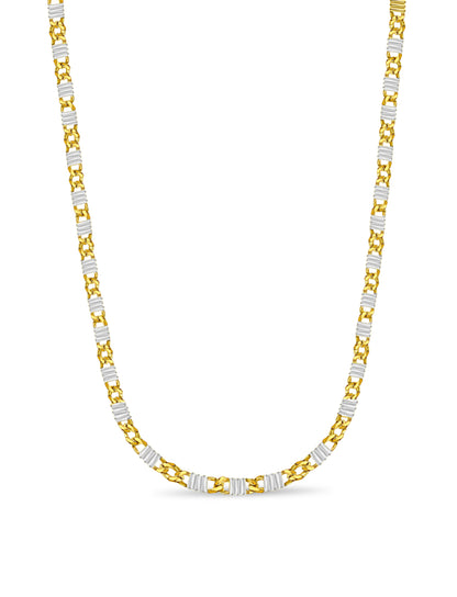 Curb Solid Gold Handmade Necklace , 9mm, 16-30 Inch