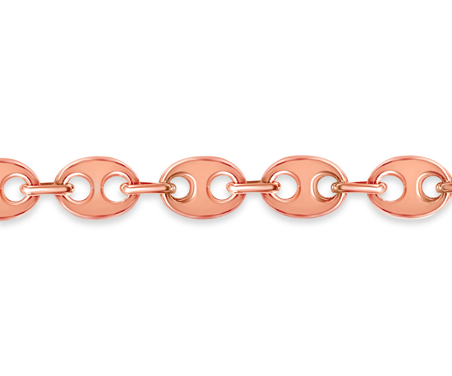 Mariner Solid Gold Handmade Bracelet , 9mm, 6.5-10 Inch