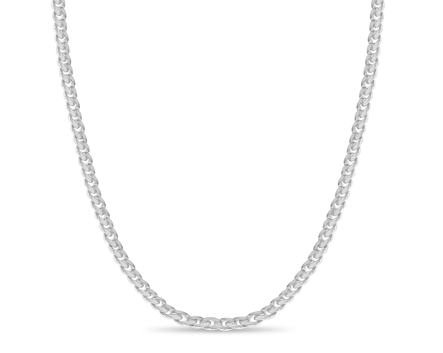 Curb Solid Gold Handmade Necklace , 11mm, 16-30 Inch