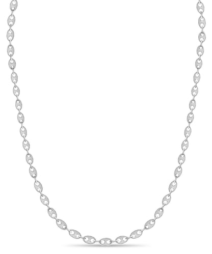 Mariner Solid Gold Handmade Necklace , 9mm, 16-30 Inch