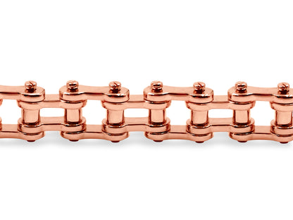 Motorcycle/Bike Chain Solid Gold Handmade Necklace , 20mm, 16-30 Inch
