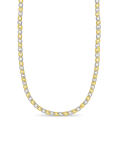 Mariner Solid Gold Handmade Necklace , 9mm, 16-30 Inch