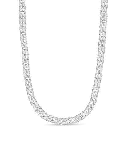 Curb Solid Gold Handmade Necklace , 9mm, 16-30 Inch