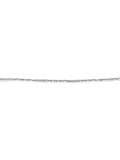 Cylinder Tube Solid Gold Handmade Bracelet , 4mm, 6.5-10 Inch