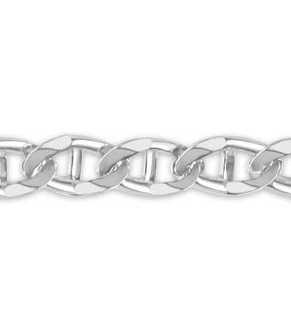 Mariner Solid Gold Handmade Bracelet , 15mm, 6.5-10 Inch