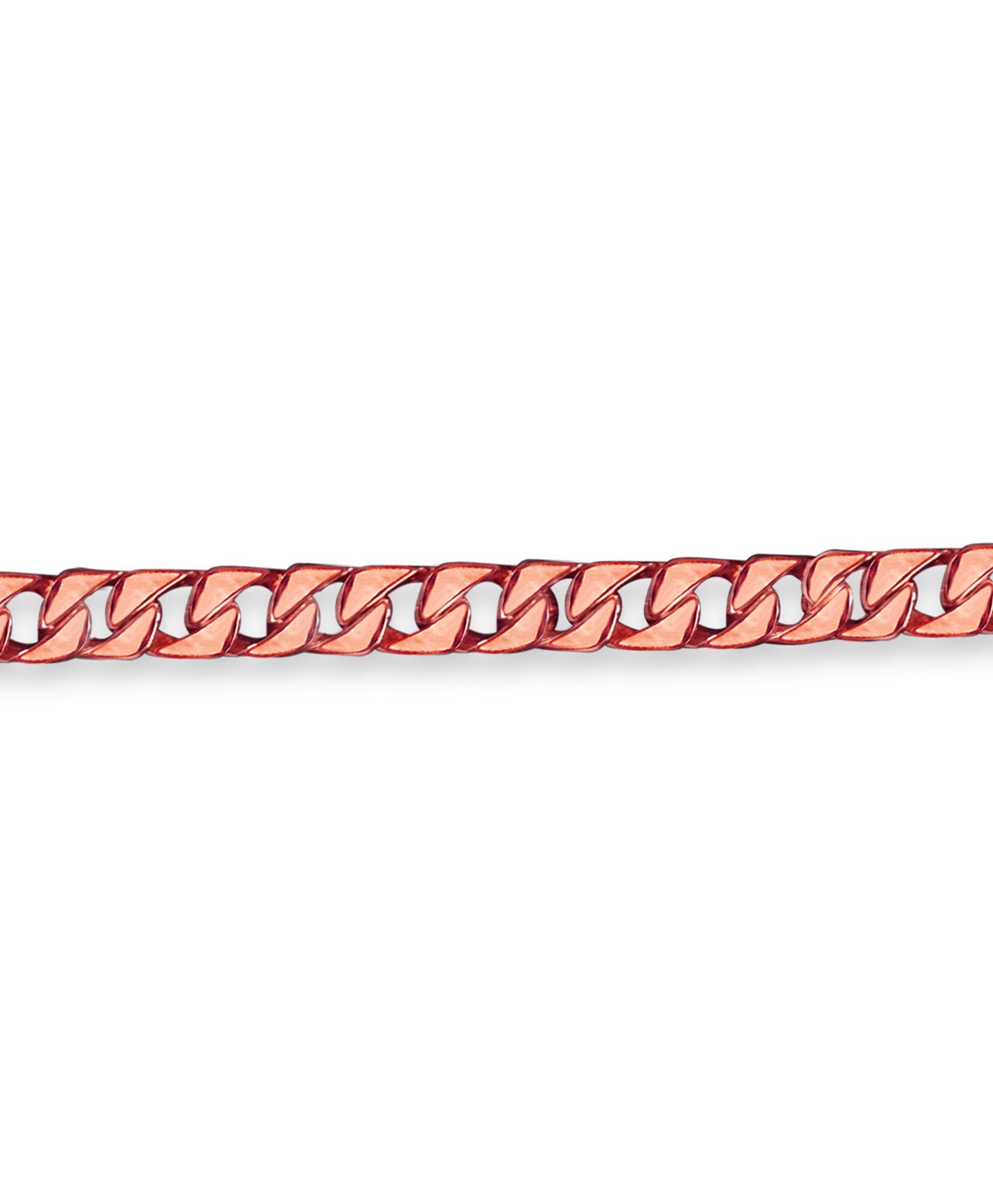 Curb Solid Gold Handmade Bracelet , 9mm, 6.5-10 Inch