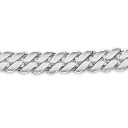Miami Cuban Solid Gold Handmade Necklace , 8mm, 16-30 Inch