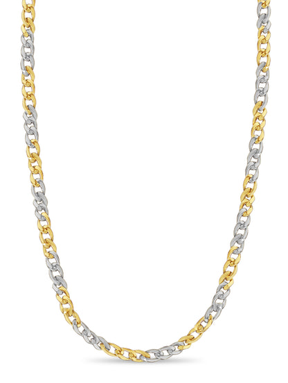 Curb Solid Gold Handmade Necklace , 13mm, 16-30 Inch