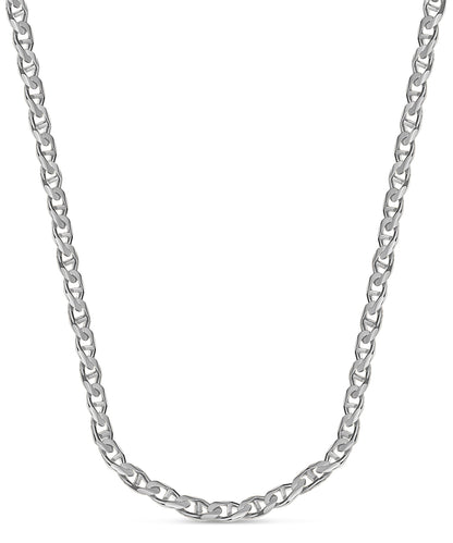 Mariner Solid Gold Handmade Necklace , 17mm, 16-30 Inch