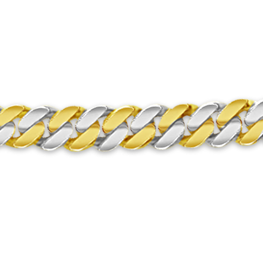 Miami Cuban Solid Gold Handmade Bracelet , 8mm, 6.5-10 Inch