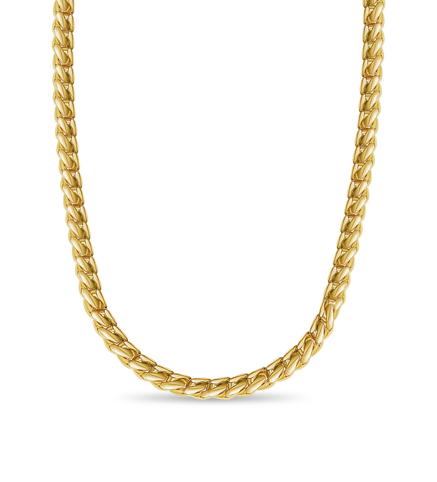 Miami Cuban Solid Gold Handmade Necklace , 13mm, 16-30 Inch