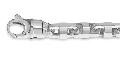 Anchor Mariner Solid Gold Handmade Bracelet , 12mm, 6.5-10 Inch