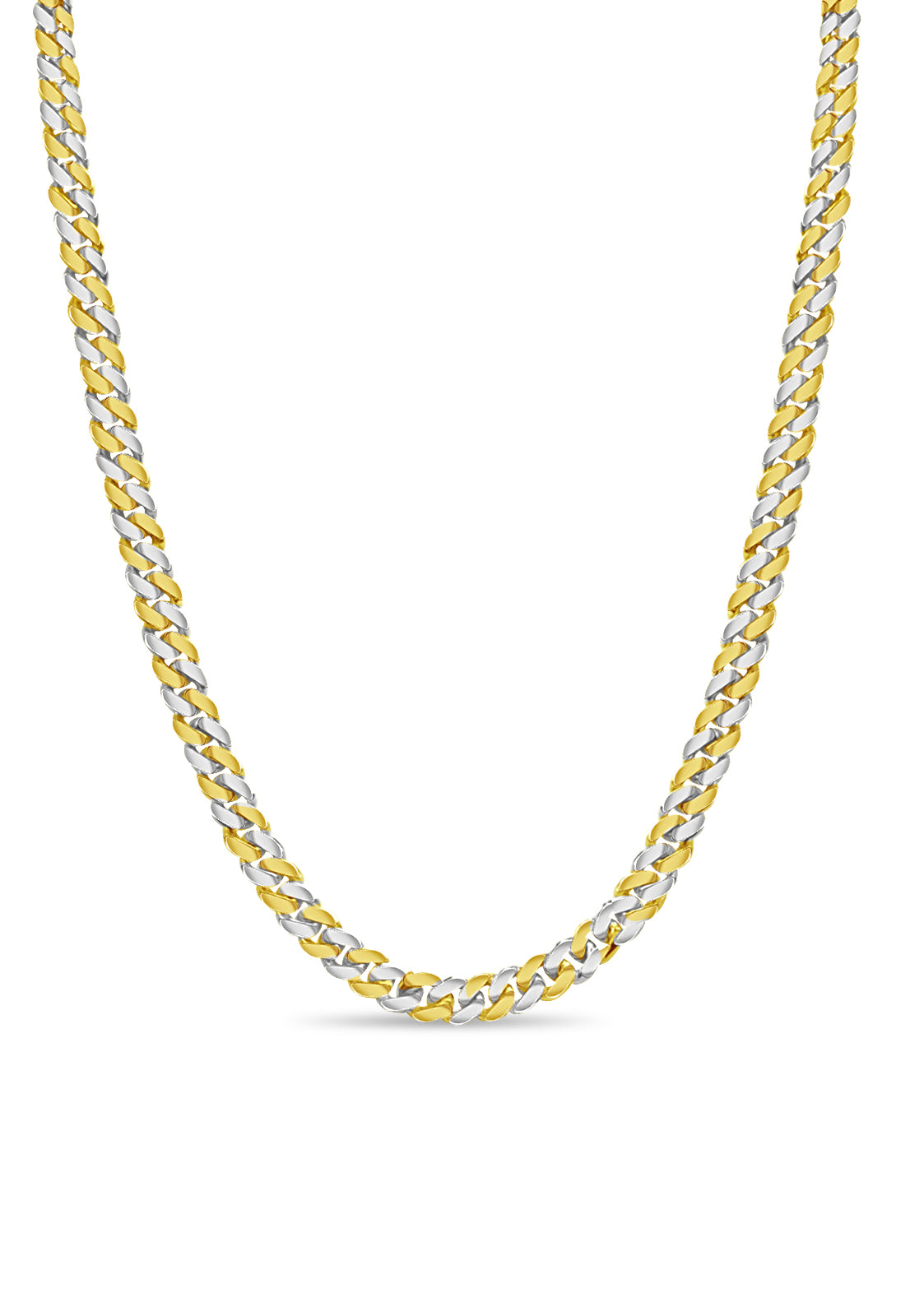 Miami Cuban Solid Gold Handmade Necklace , 8mm, 16-30 Inch