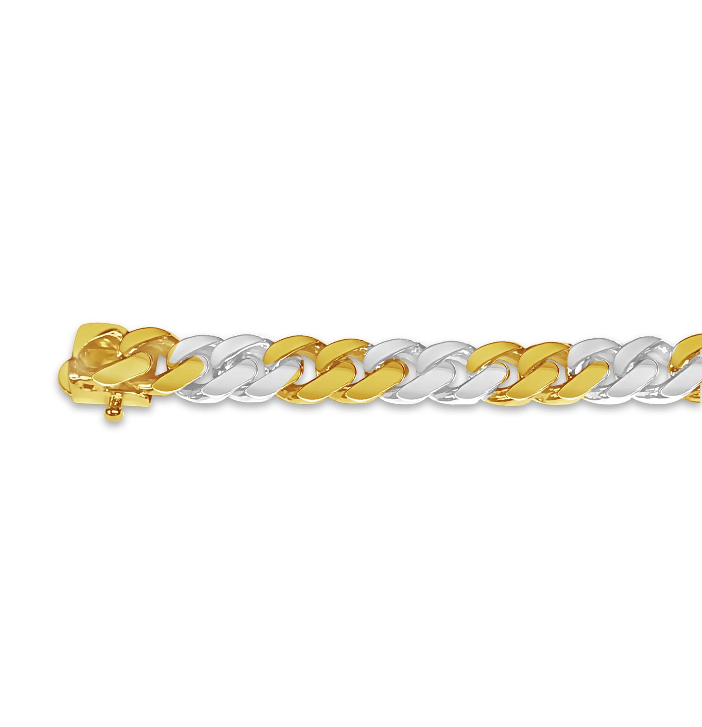 Miami Cuban Solid Gold Handmade Bracelet , 8mm, 6.5-10 Inch