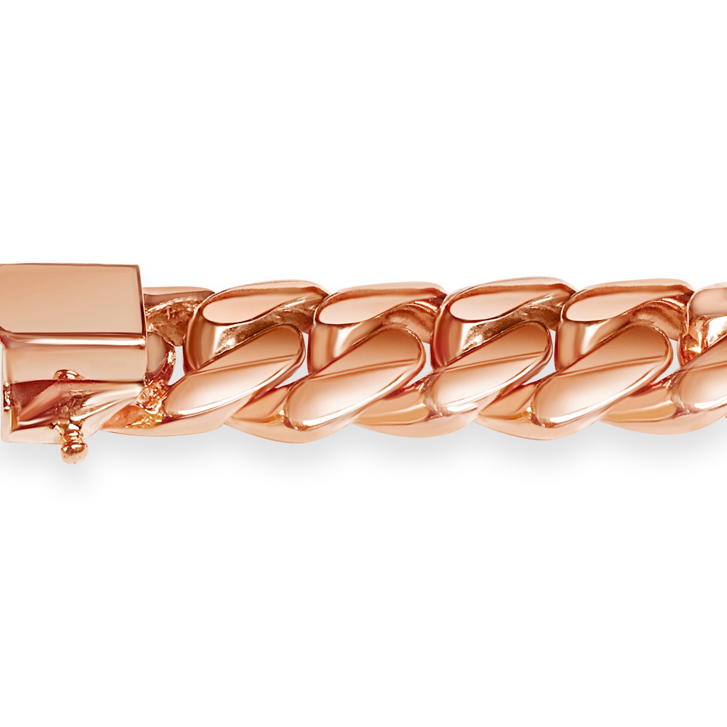 Miami Cuban Solid Gold Handmade Bracelet , 13mm, 6.5-10 Inch