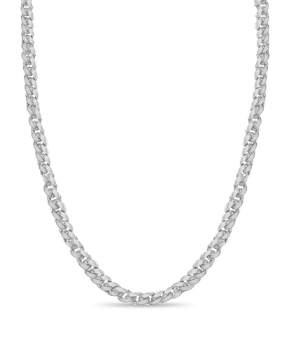 Curb Solid Gold Handmade Necklace , 15mm, 16-30 Inch