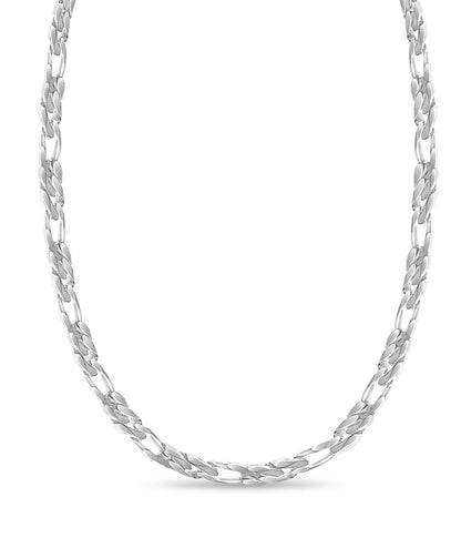 Figaro Solid Gold Handmade Necklace , 16mm, 16-30 Inch